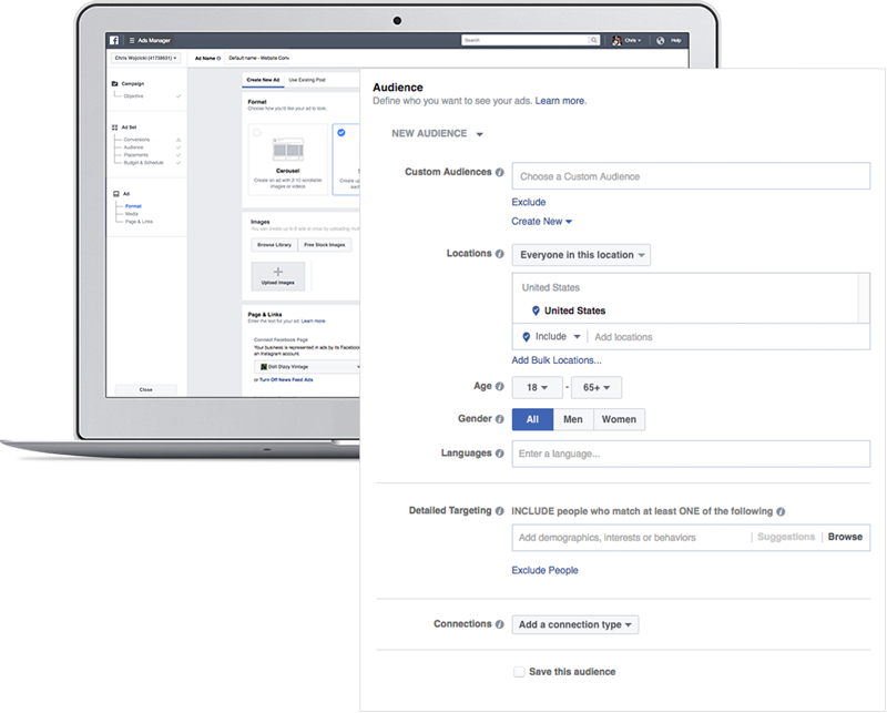 篩選受眾 篩選受眾