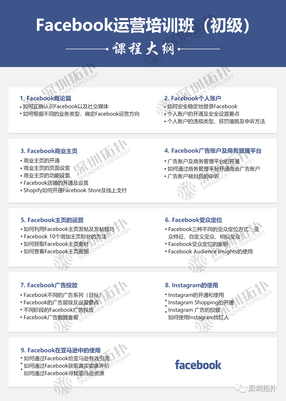 Facebook運營培訓班(初級) Facebook運營培訓班(初級)